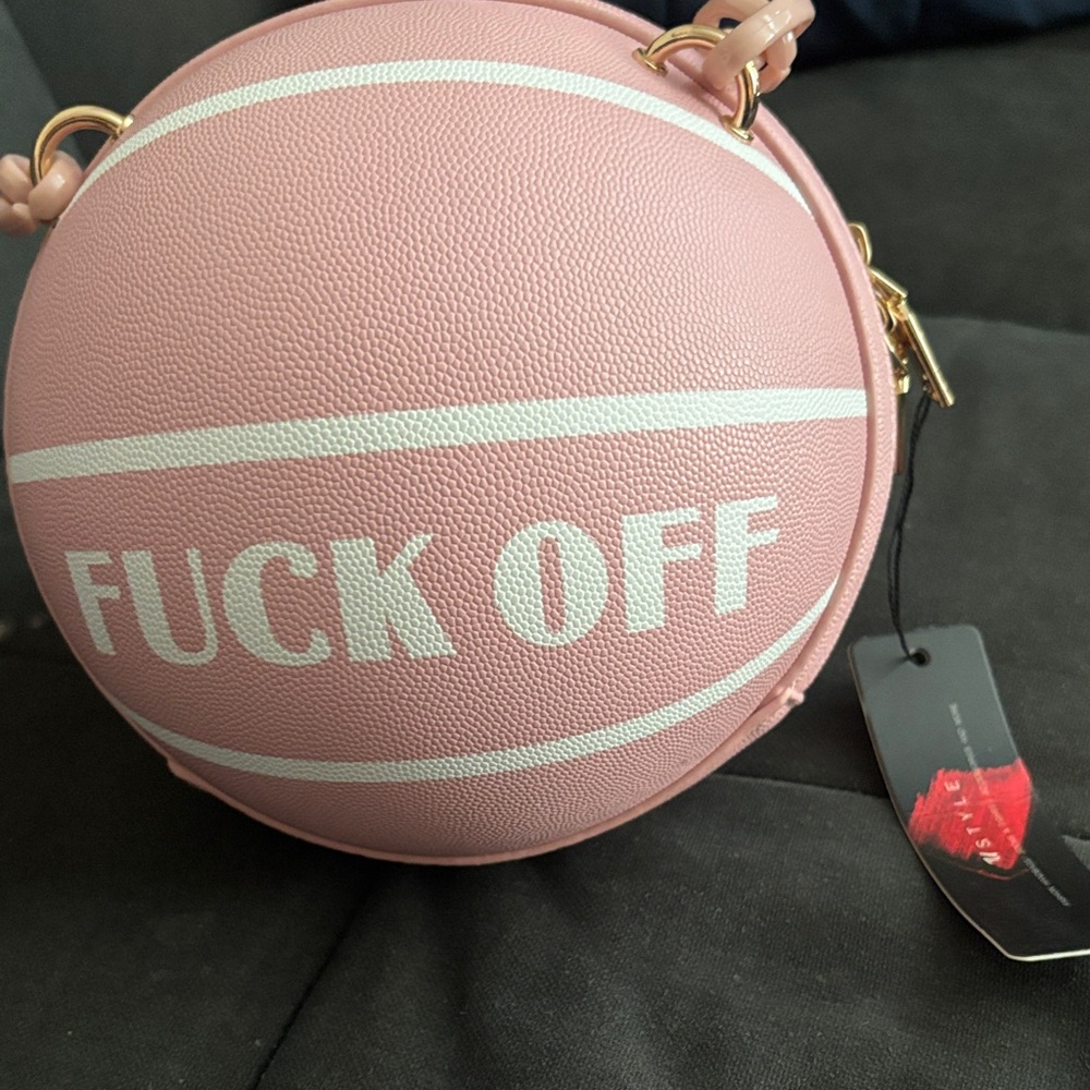 Pink Round Bag